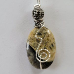 Sterling & Turquoise Handmade Pendant